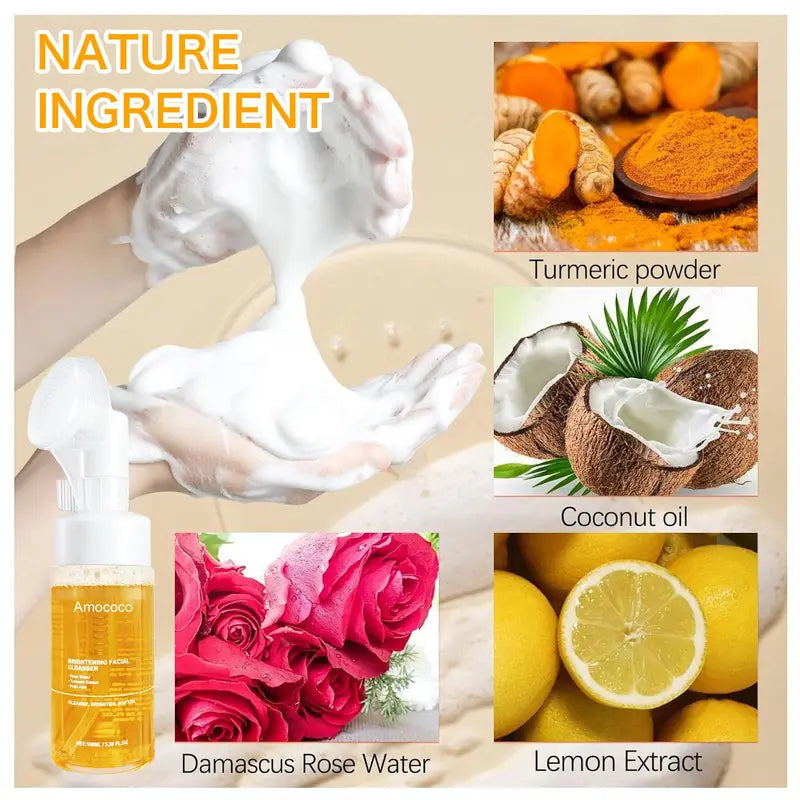 Turmeric Brightening Face Wash & Soap Bar