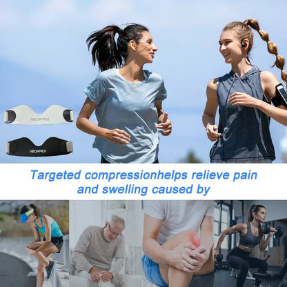Patellar Tendon Support Strap (2-Pack) – Adjustable Knee Brace for Runner’s Knee, Tendonitis, & Meniscus Pain Relief – Breathable & Non-Slip for Sports & Fitness