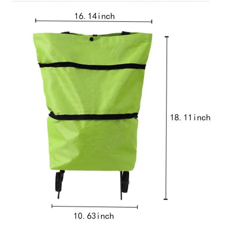 Lightweight Foldable Shopping Trolley
