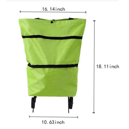 Lightweight Foldable Shopping Trolley