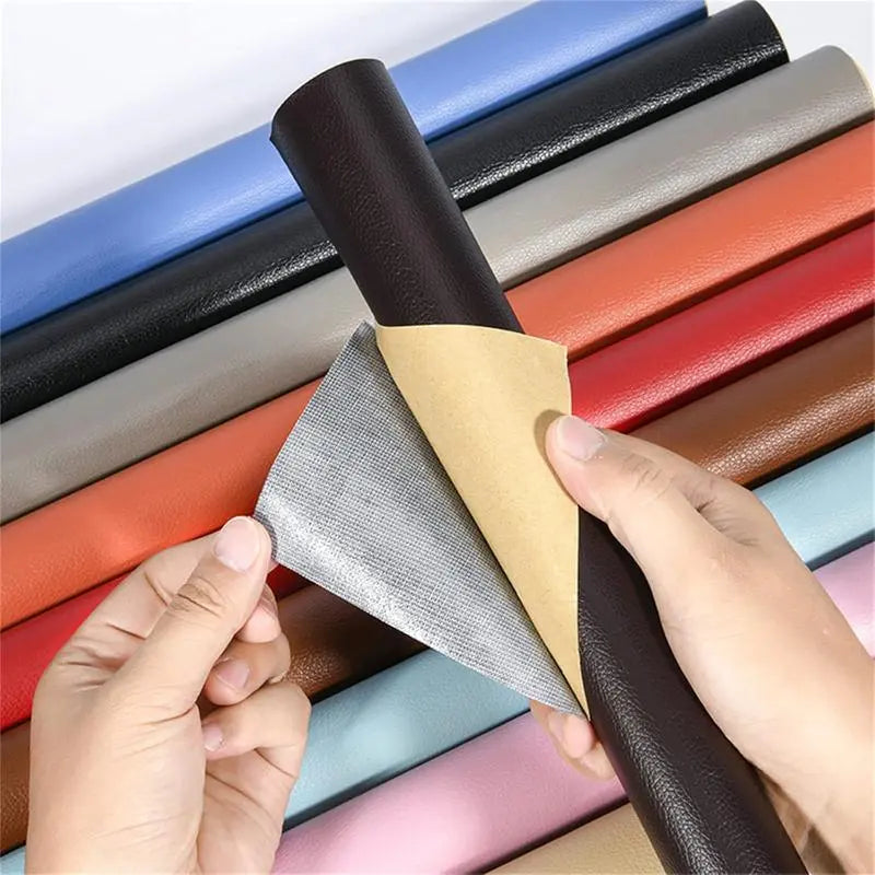 Self-Adhesive Leather Repair Patch – Cuttable & Waterproof, 20" × 54" Sheet