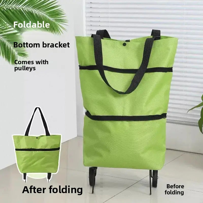 Lightweight Foldable Shopping Trolley