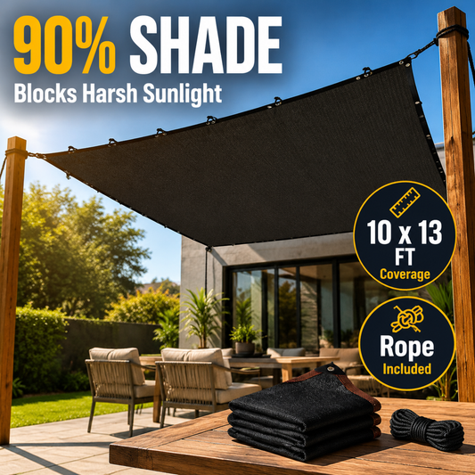 Heavy-Duty Outdoor Sun Shade Sail – UV-Blocking & Breathable Canopy for Patio, Garden, and Backyard Protection