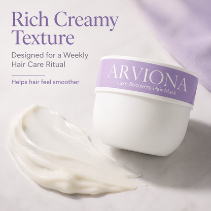 Luxe Recovery Hair Mask – Intensive Deep Conditioning Treatment for Damaged, Dry & Color-Treated Hair – Repair & Revitalize for Silky, Salon-Soft Results
