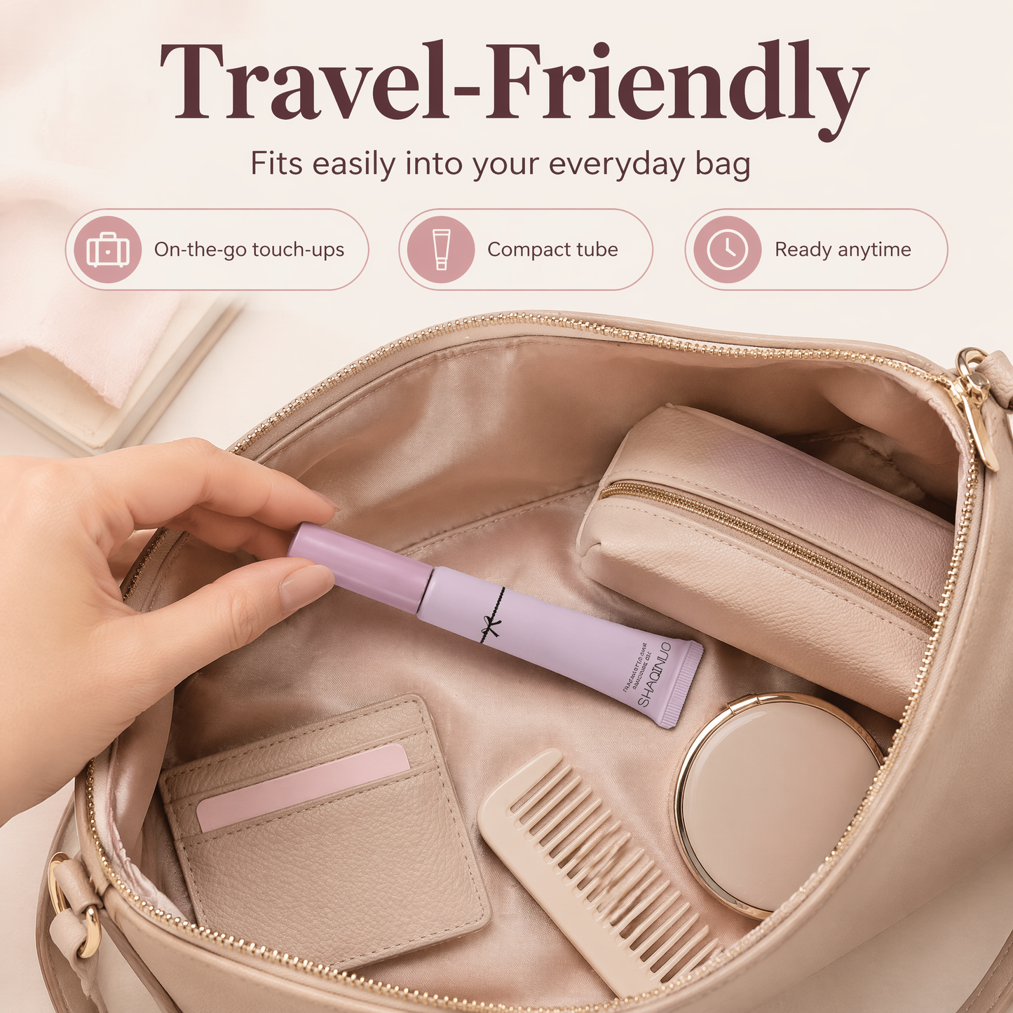 Hair Finishing Stick – Sleek Flyaway Tamer & Baby Hair Smoother for Neat, Long-Lasting Hairstyles – Non-Greasy & Travel-Friendly