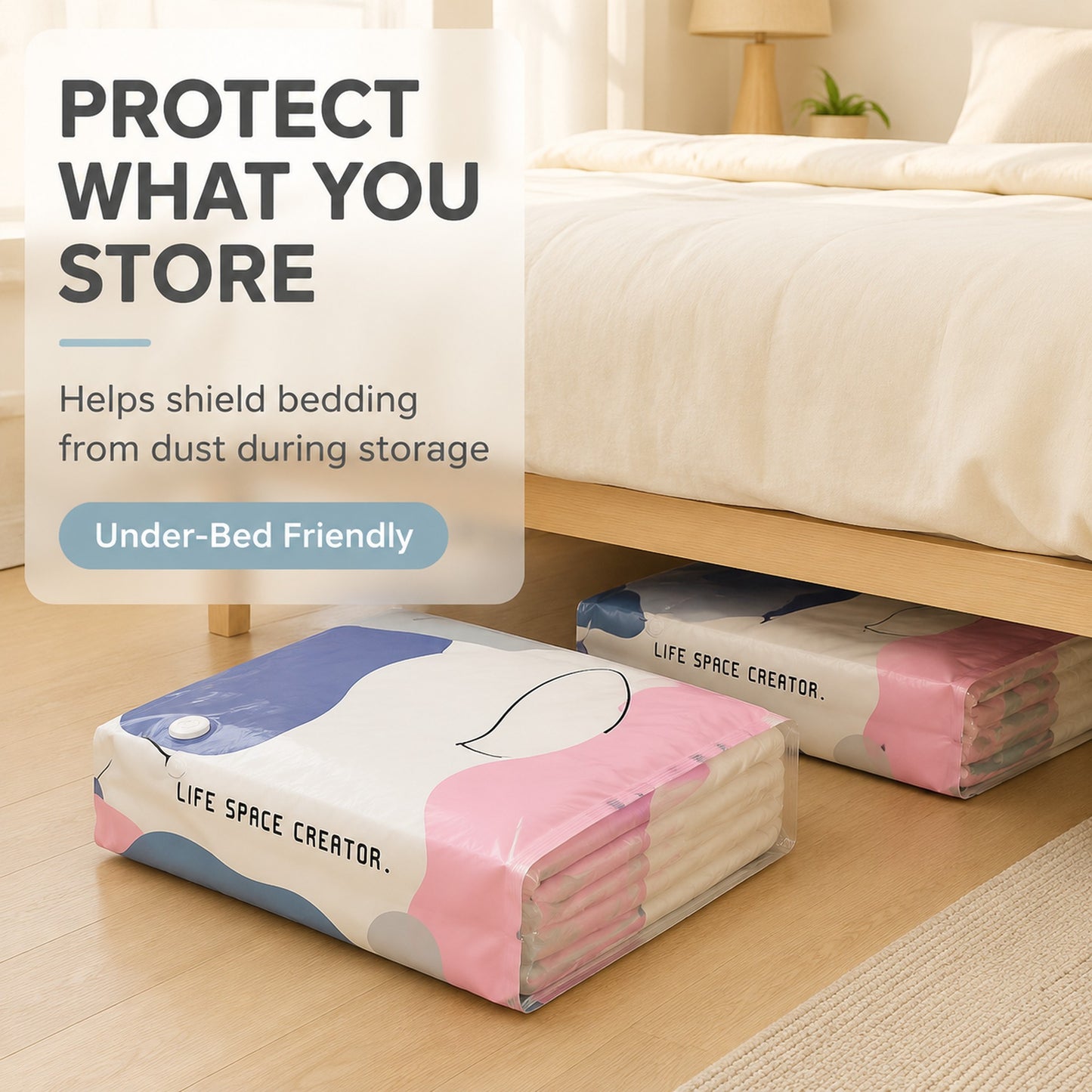 Space-Saving Vacuum Compression Bag