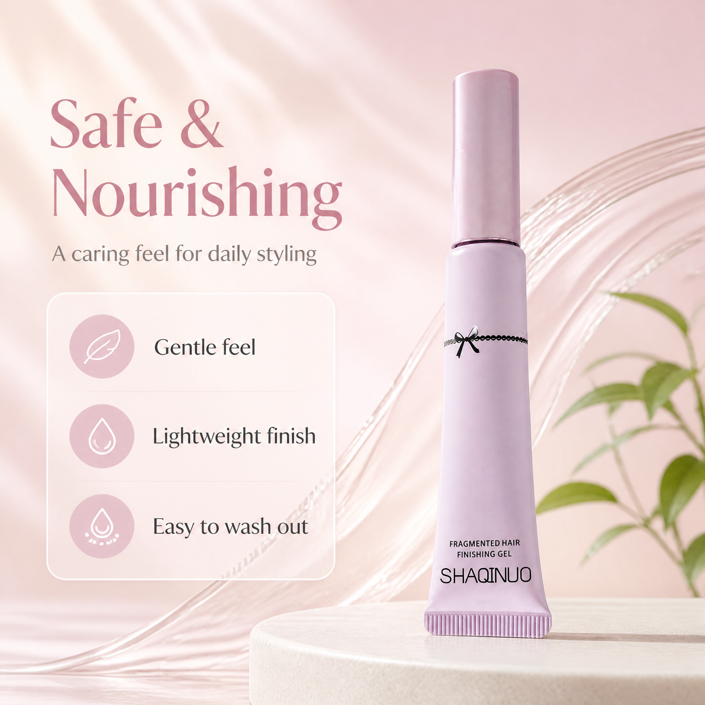 Hair Finishing Stick – Sleek Flyaway Tamer & Baby Hair Smoother for Neat, Long-Lasting Hairstyles – Non-Greasy & Travel-Friendly