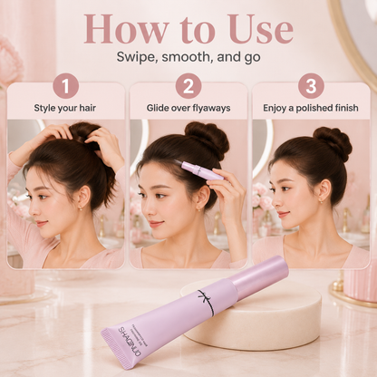 Hair Finishing Stick – Sleek Flyaway Tamer & Baby Hair Smoother for Neat, Long-Lasting Hairstyles – Non-Greasy & Travel-Friendly
